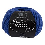 Wool yarn Blue, 50m