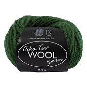 Wool yarn Green, 50m