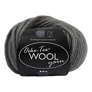 Wool yarn Gray, 50m