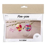 Mini Hobby Set Pompom Egg, 2 pcs.