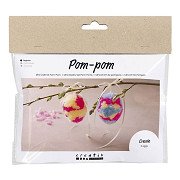 Mini Hobbyset Pompom Ei, 2st. Pasen