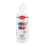 Window Color Sticker and Glass Paint - Transparent, 90ml