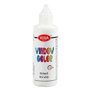 Fensterfarbe, Aufkleber und Glasfarbe – Weiß, 90 ml