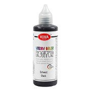 Window Color Contour Sticker en Glasverf - Zwart, 90ml