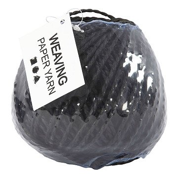 Paper Yarn Black, 40m