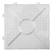 Iron-on bead board Clear Square 15x15cm, 2 pcs.