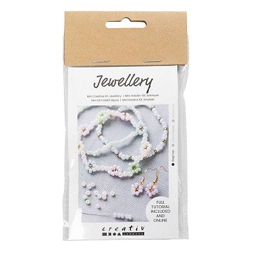 Mini Hobbyset Sieraden Elastische Armband en Oorbel