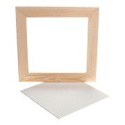 Canvas Panel With Frame, 25.8x25.8cm