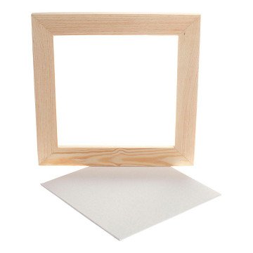 Canvas Panel With Frame, 25.8x25.8cm