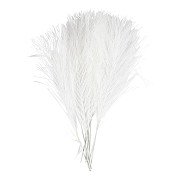 Artificial feathers White, 10 pcs.