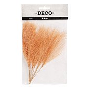Artificial feathers Orange, 10 pcs.