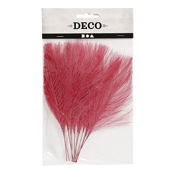 Artificial feathers Pink, 10 pcs.