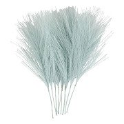 Artificial feathers Light blue, 10 pcs.