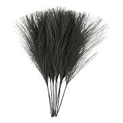 Artificial feathers Black, 10 pcs.