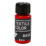 Textilfarbe Halbdeckende Textilfarbe – Rot, 50 ml