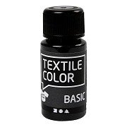 Textilfarbe Halbdeckende Textilfarbe – Schwarz, 50 ml