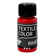 Textile Color Semi-opaque Textile Paint - Primary Red, 50ml