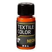 Textile Color Dekkende Textielverf - Neon Oranje, 50ml