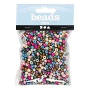 Seed Beads Metallic Colors, 130 grams