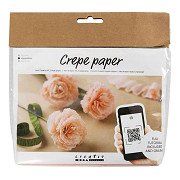 Mini-Bastelset Krepppapier-Nelken