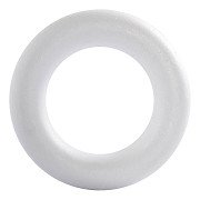 Styropor Ring with Round Back, 35cm