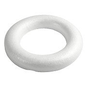 Styropor Rings with Flat Back, 30cm