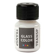 Glass Color Transparante Verf - Wit, 30ml