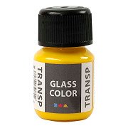Glass Color Transparent Paint - Lemon Yellow, 30ml
