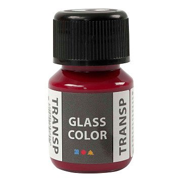 Glass Color Transparent Paint - Pink, 30ml