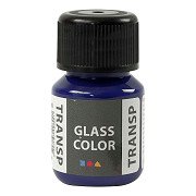 Glass Color Transparante Verf - Briliant Blauw, 30ml