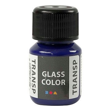 Glass Color Transparentfarbe - Brillantblau, 30ml