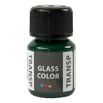 Glass Color Transparent Paint - Brilliant Green, 30ml