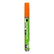 Glass and Porcelain Pen Glitter Semi-Opaque - Orange