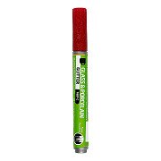 Glass and Porcelain Pen Glitter Semi-Opaque - Dark Red