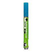 Glass and Porcelain Pen Glitter Semi-Opaque - Turquoise