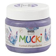 Mucki Vingerverf - Paars Metallic, 150ml