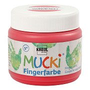 Mucki Fingerfarbe – Rot, 150 ml