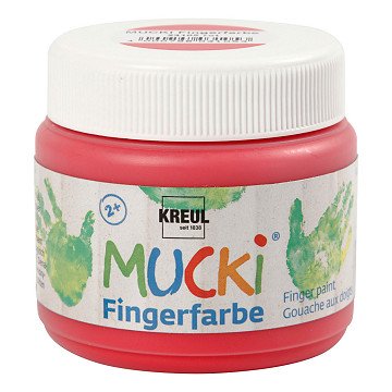 Mucki Fingerfarbe - Rot, 150ml
