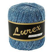 Lurex-Glitzergarn Hellblau, 160 m