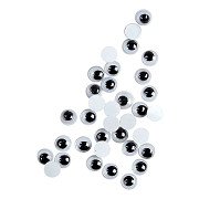 Goggle Eyes Non Self-Adhesive 6mm, 1000pcs.