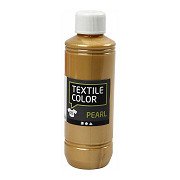 Textilfarbe, deckende Textilfarbe – Gold-Perlmutt, 250 ml