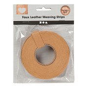 Braided Strips Light Brown, 9.5m