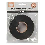 Black braided strips, 9.5m