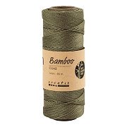 Bamboo cord Olive brown, 65m