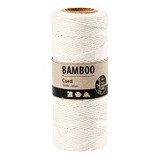 Bamboo cord White, 65m