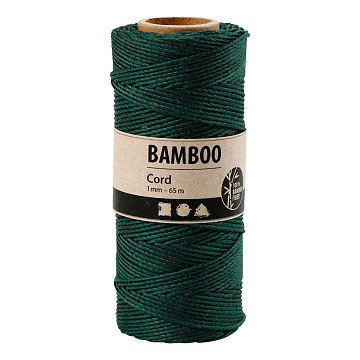 Bamboo Cord Green, 65m