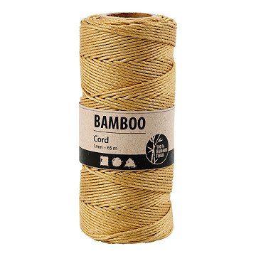 Bambusschnur Gold, 65m