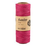 Bamboo Cord Dark Pink, 65m
