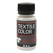 Textilfarbe Transparenter Glitzer für Textilfarbe, 50 ml