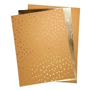 Faux Leather Paper, 3 Sheets
